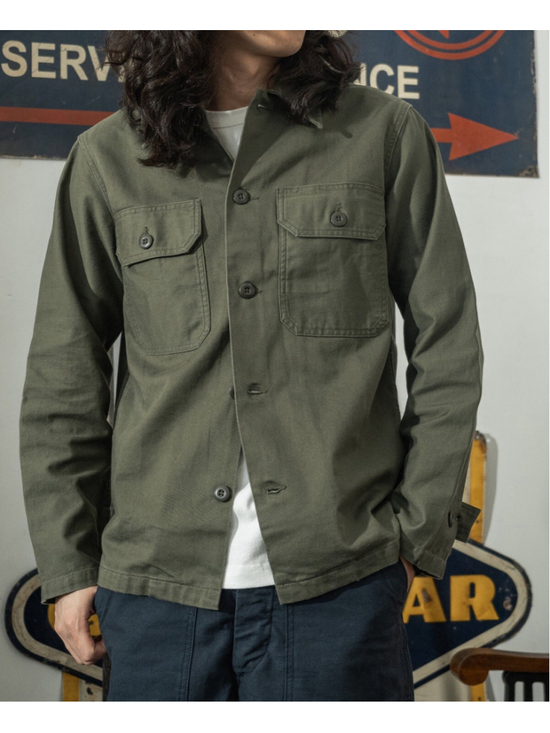 Bronson Other - USA Ship 1963 US Army OG-107 Fatigue Utility Shirt Non Stock Mfg. L🇺🇸SHIP